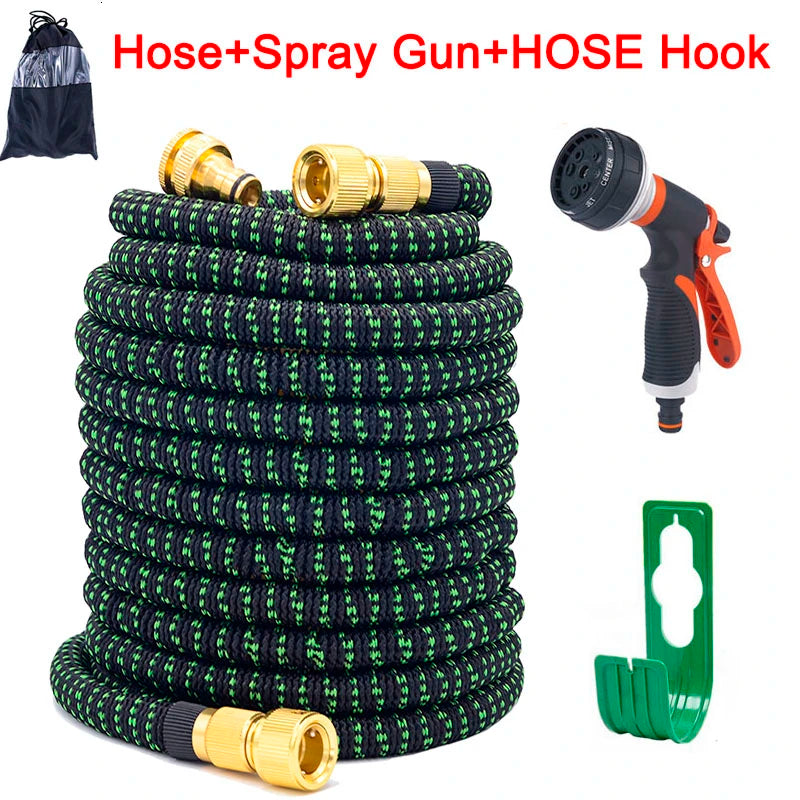 NEW Garden Expandable Hose Flexible Magic Garden Water Hose Watering Hose Car Washing Hose Pipe Plastic With Spray Gun