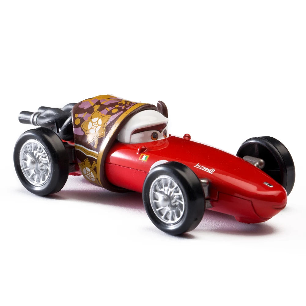 Cars Disney Pixar Cars Lightning McQueen Mater Jackson Storm The King Mater 1:55 Metal Alloy Car Toy Model Toys Children Gifts